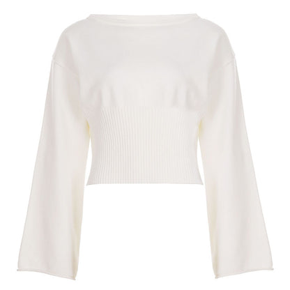 Women’s One-Shoulder Fleece Top & High-Waist Skirt Set