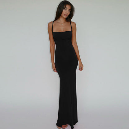 Women’s One-Shoulder Backless Slim Elegant Dress