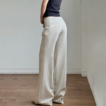 Women’s Low Waist Loose Casual Trousers
