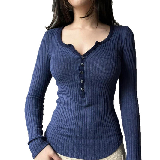 Women’s Ribbed Knit Slim Fit Sweater